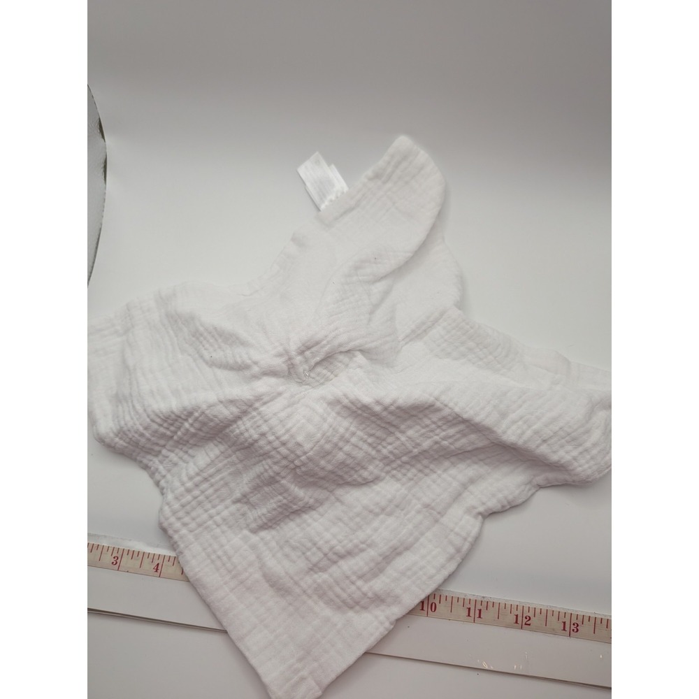 Carters Child Of Mine Lamb Lovey Plush White Security Blanket Cotton - Picture 6 of 8
